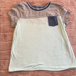 Color block t shirt